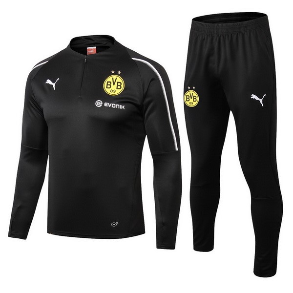 Survetement Football Dortmund 2018-19 Noir Blanc